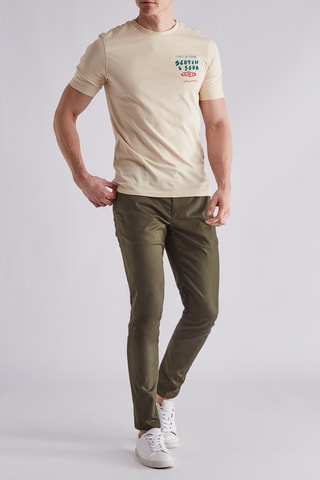 Pantalon en coton biologique - Kaki