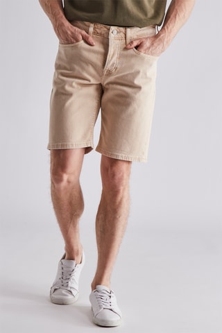 Short en jean - Beige