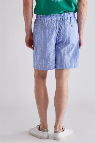 Short en broderie anglaise - Bleu clair