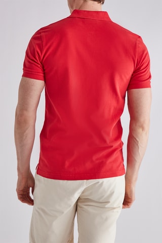 Polo en coton biologique - Rouge