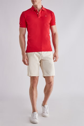 Polo en coton biologique - Rouge