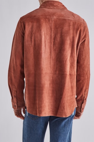 Surchemise en daim - Marron