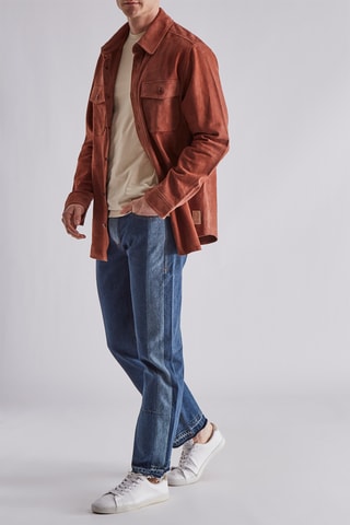 Surchemise en daim - Marron