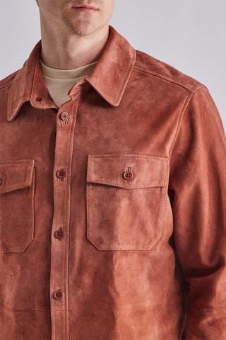 Surchemise en daim - Marron