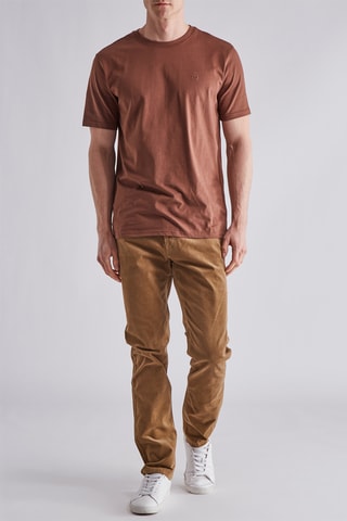 Pantalon en coton biologique - Marron