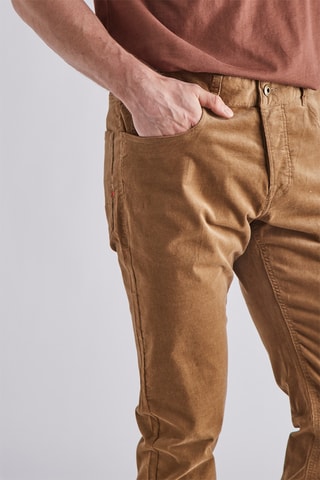 Pantalon en coton biologique - Marron