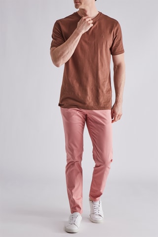 Pantalon en coton biologique - Rose
