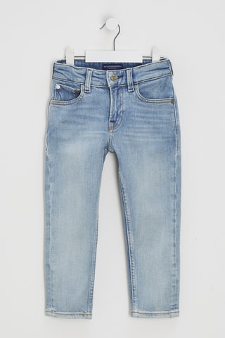 Jean en coton biologique - Bleu-gris