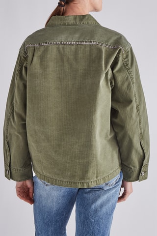 Veste en coton biologique - Vert foncé