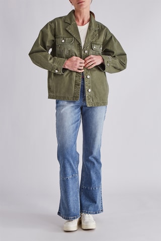 Veste en coton biologique - Vert foncé