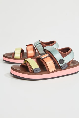 Sandales - Bleu clair et rose