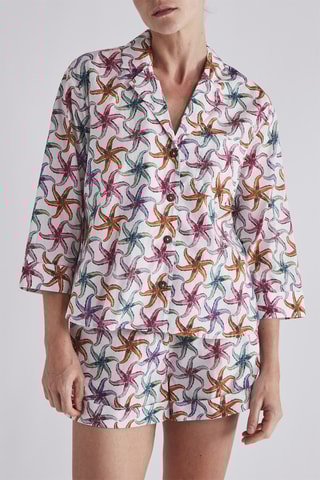 Chemisier et short - Blanc