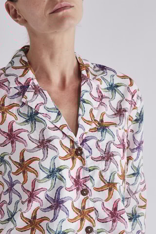 Chemisier et short - Blanc