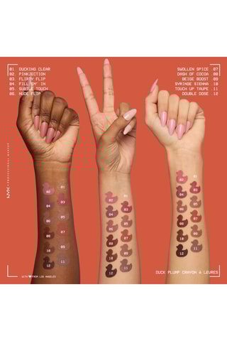 Lápiz de labios Duck Plump - Nude Flip - 0,33 g