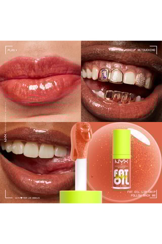 Brillo de labios vegano 12 h Fat Oil - Follow Back - 4,8 ml