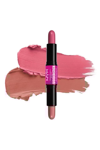 Colorete vegano de crema en stick con doble cabezal Wonder Stick - Light Peach & Baby Pink - 2 x 4 g