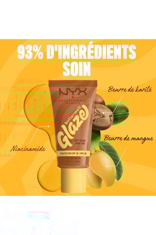 Base de maquillaje líquida vegana SPF 30 Buttermelt Glaze - Tintchai Butta - 30 ml