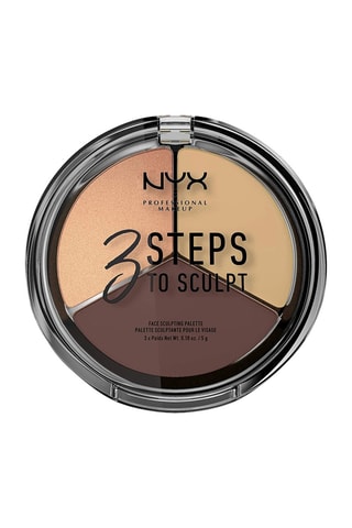 Paleta de 3 sombras compactas para contouring 3 Steps to Sculpt - Medium - 5 g