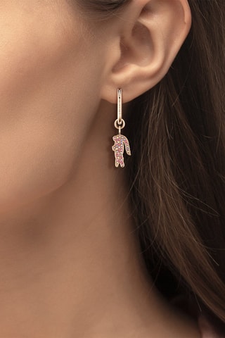 Boucles d'oreilles - Doré rose