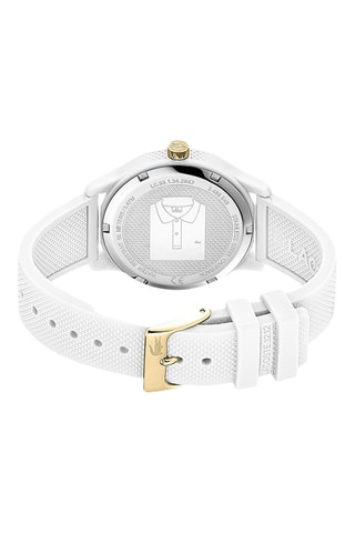 Montre à quartz en silicone - Blanc