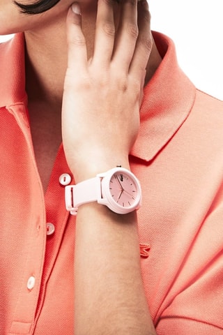 Montre à quartz en silicone - Rose