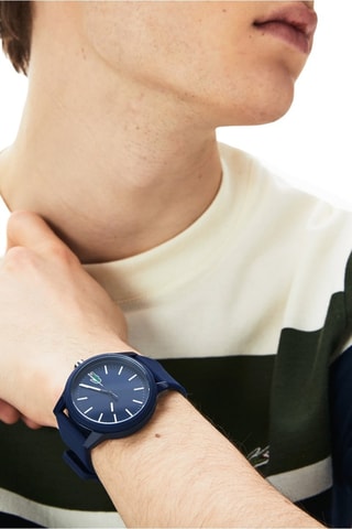 Montre à quartz en silicone - Bleu marine