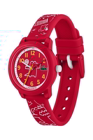Montre à quartz en silicone - Rouge