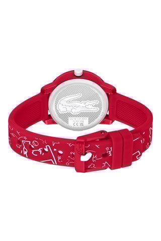 Montre à quartz en silicone - Rouge