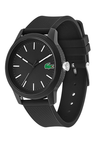 Montre à quartz en silicone - Noir
