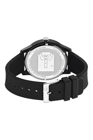 Montre à quartz en silicone - Noir