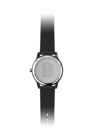 Montre à quartz en silicone - Noir