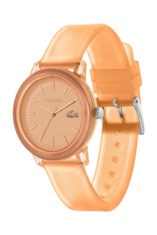 Montre à quartz en silicone - Orange