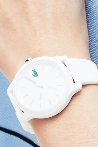 Montre à quartz en silicone - Blanc