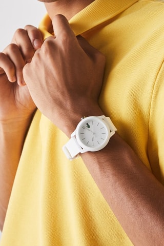 Montre à quartz en silicone - Blanc