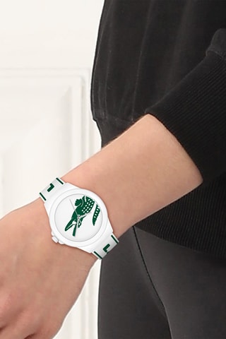 Montre à quartz en silicone - Blanc