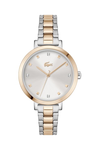 Montre à quartz en plaqué or rose ionique