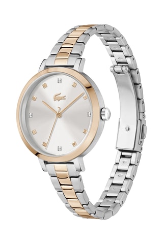 Montre à quartz en plaqué or rose ionique