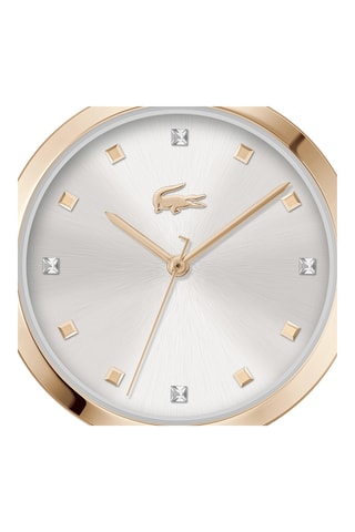 Montre à quartz en plaqué or rose ionique