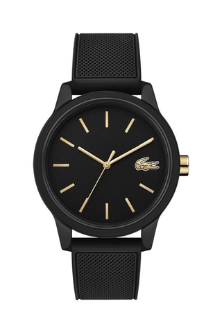 Montre à quartz en silicone - Noir