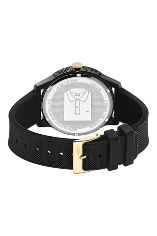 Montre à quartz en silicone - Noir