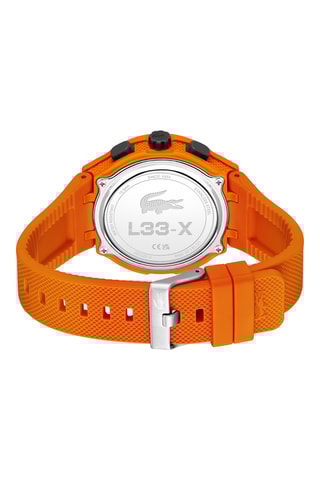 Montre à quartz en silicone - Orange - Chronomètre