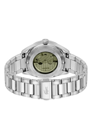 Montre automatique en acier - Argenté et vert