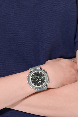 Montre à quartz en silicone - Blanc - Chronomètre