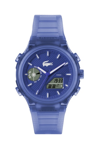 Montre à quartz en silicone - Bleu