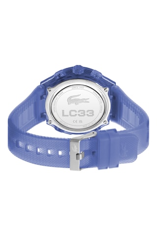 Montre à quartz en silicone - Bleu