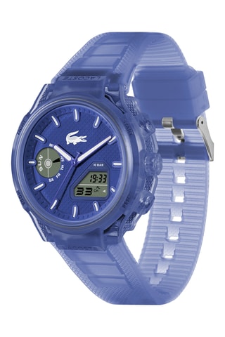 Montre à quartz en silicone - Bleu