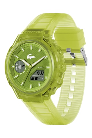 Montre à quartz en silicone - Vert