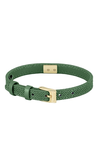 Bracelet - Cuir et plaqué or fin jaune