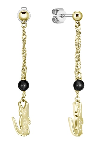 Boucles d'oreilles - Plaqué or jaune et pierres naturelles