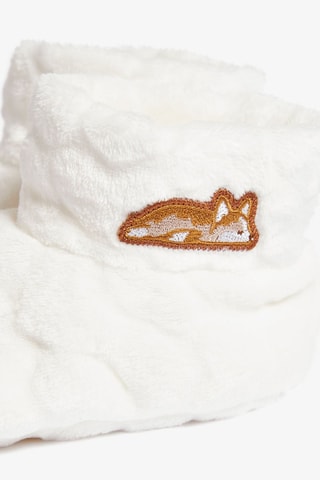 Gevoerde Pantoffels Gorma - Ecru